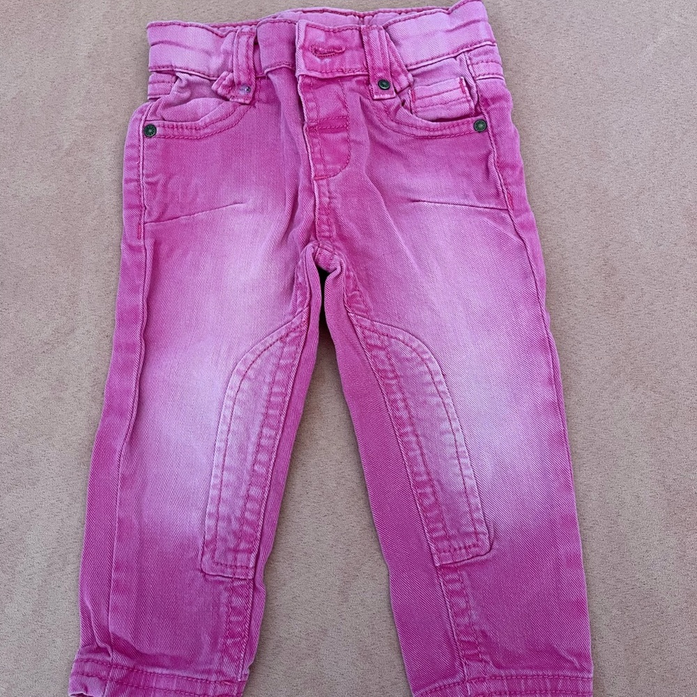 Pink stylish denims 9month old